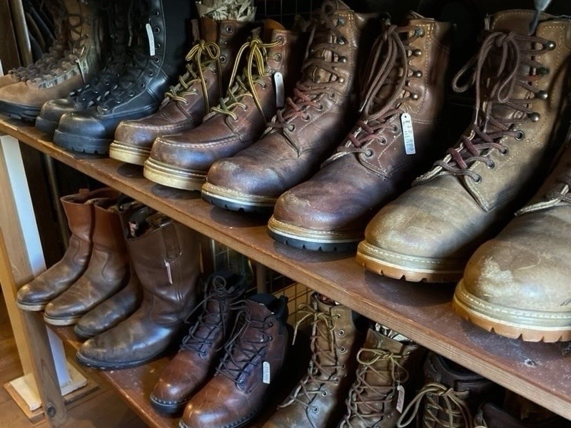 茨城の古着屋ボトムラインで扱うアメリカンブーツ（メンズ）
